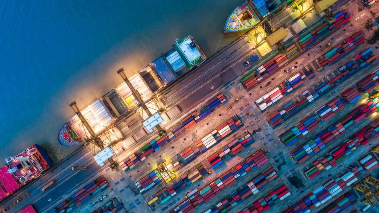 port with containers