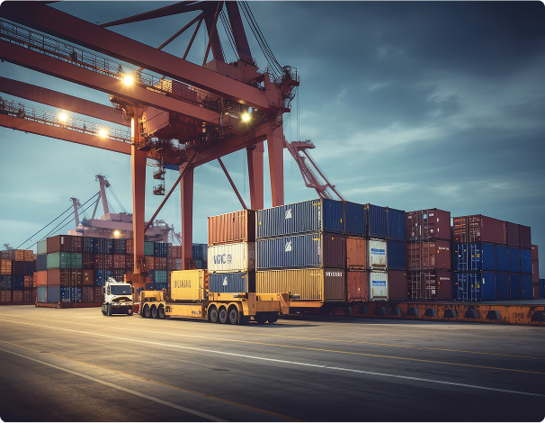 port with containers